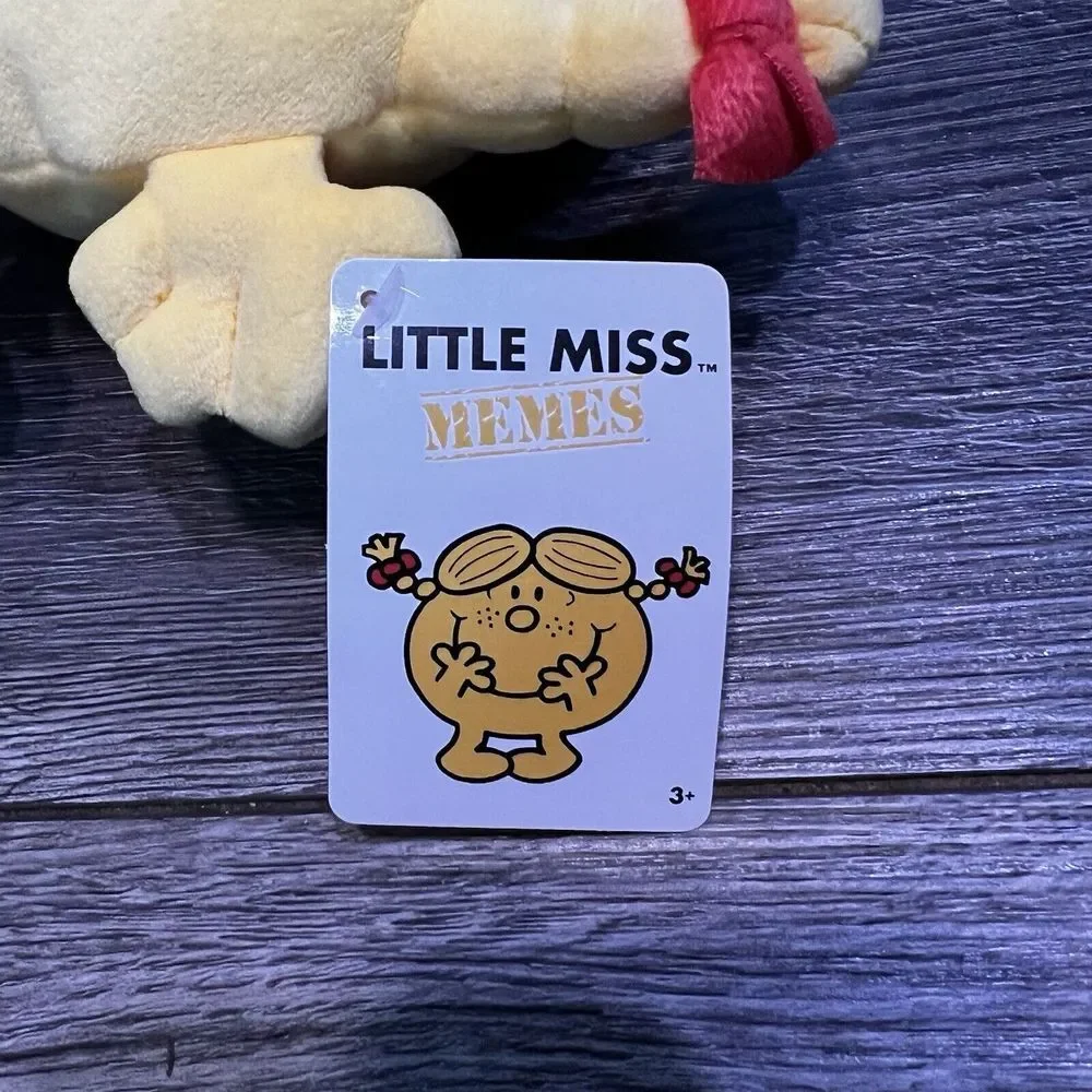 Little Miss Memes Sunshine Yellow 6-inch Soft‎ Plush Toy 3+ Happy Face Gift
